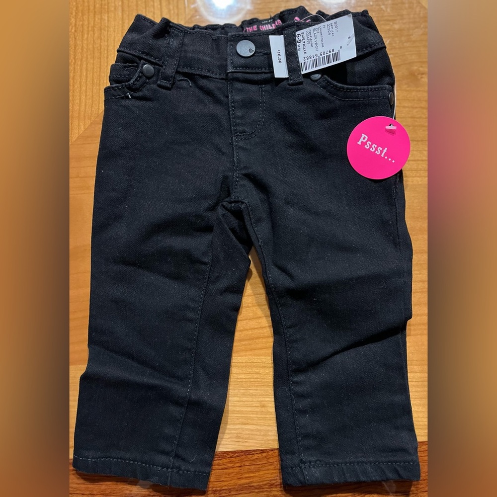Black jeans. Baby girl’s